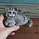 Чеширский кот из Алисы игрушка карманная. Мягкие игрушки. ToysMari (handmademari). Интернет-магазин Ярмарка Мастеров.  Фото №2