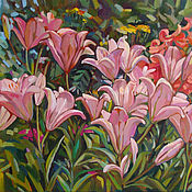 "Королевские ирисы 3" 60х60 – купить на Ярмарке Мастеров – FENBXRU ...