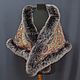 Oriental kaleidoscope scarf with fox fur. Shawls1. National Brand. My Livemaster. Фото №4