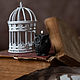 Candle 'Owl' black 4.5 cm, Candles, Tambov,  Фото №1