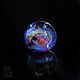 Pendant ball Three planets. Galaxy. Cosmic Jewelry. Universe. Pendants. Olga Bukina Cosmic glass. My Livemaster. Фото №5