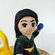 Войлочная игрушка Локи. Необычный подарок мужчине. Герой комиксов. Войлочная игрушка. Лёлики. Броши из шерсти Ольги Деркун. Ярмарка Мастеров.  Фото №5