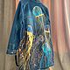  Джинсовая куртка с росписью «Dancing jellyfish”, Куртки, Москва,  Фото №1