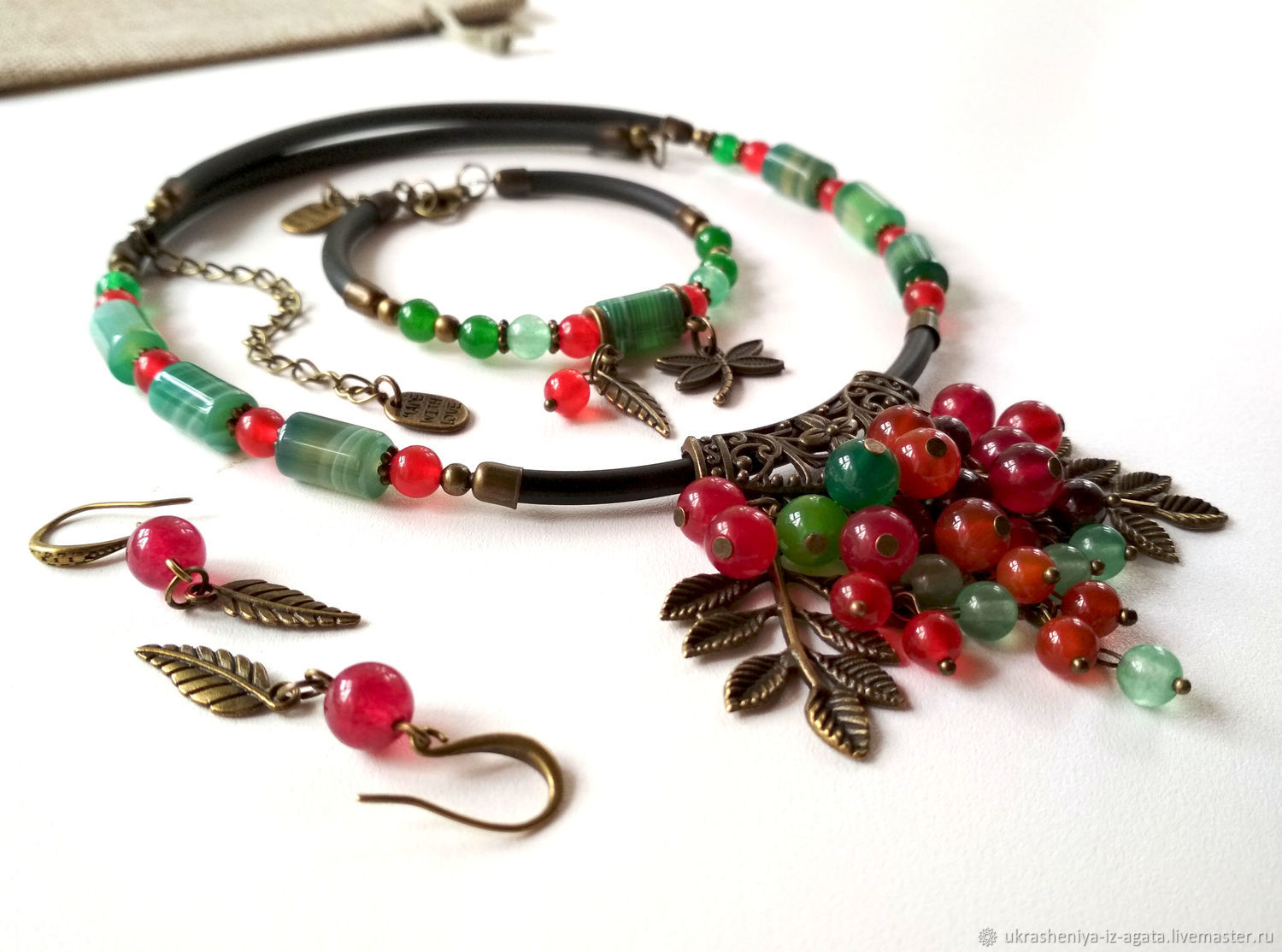 Комплект украшений Ягодное лето - 15 купить в интернет-магазине Ярмарка ...