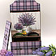 Order Tea house (buffet) Bouquet of lavender decoupage. Made with love. Livemaster. . Houses Фото №3