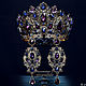  Тиара-корона «Бронзовый век» -  бронза в стиле барокко. Диадемы. Girandole. Ярмарка Мастеров.  Фото №5