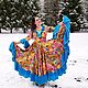 Gypsy costume 'rainbow' with a blue frill. Suits. devi-dance (Devi-Dance). Online shopping on My Livemaster.  Фото №2