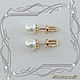 Earrings-poussette 'Big pearl' gold 585, natural pearls. Earrings. MaksimJewelryStudio. Online shopping on My Livemaster.  Фото №2