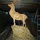 Олень скульптура из ивовой лозы. Скульптуры. Лоза без границ. Ярмарка Мастеров.  Фото №5