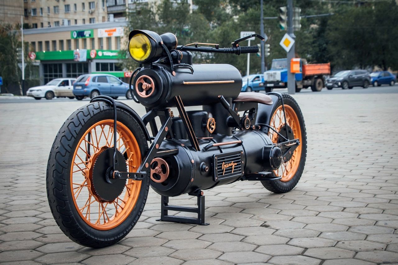 Steampunk РјРѕС‚РѕС†РёРєР»