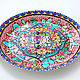 Decorative plate 'Mexican burrito' Set - 32 cm. Decorative plates. Art by Tanya Shest. My Livemaster. Фото №4