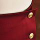 Button Front Skirt. Red color. Skirts. Vorobei Moscow. Online shopping on My Livemaster.  Фото №2