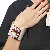 Украшения handmade. Livemaster - original item A bracelet made of leather Delight. Leather Hard Bracelet. Handmade.