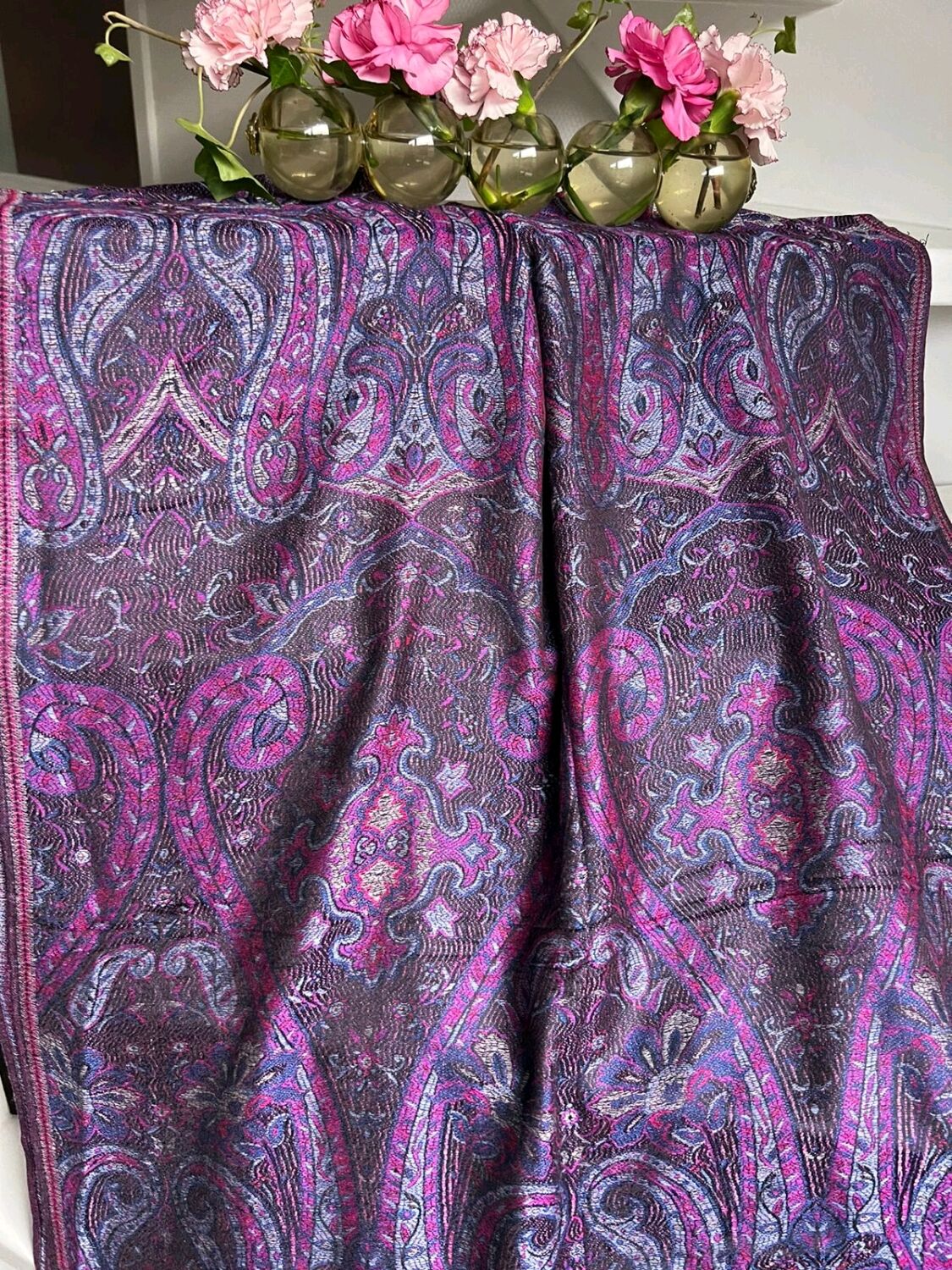 Винтаж: Шарф палантин пашмина, "Восточная сказка", Европа – купить на ...