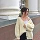 Кардиган объемный. Кардиганы. Polina Leontjeva. Интернет-магазин Ярмарка Мастеров.  Фото №2
