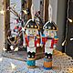 Wooden Nutcracker on a drum, Christmas gifts, Moscow,  Фото №1