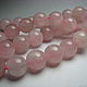 Malagasy rose quartz 10 mm. Beads1. Elena (luxury-fittings). Online shopping on My Livemaster.  Фото №2