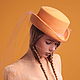 Шляпа цилиндр "Корсар" из велюра с длинной вуалью. Шляпы. Ellen Timoshenko (exist). Интернет-магазин Ярмарка Мастеров.  Фото №2