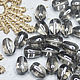 Beads drops 10/6 mm Gray 1 piece briolettes. Beads1. agraf. Online shopping on My Livemaster.  Фото №2