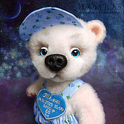 Куклы и игрушки handmade. Livemaster - original item Teddy bear with a metric for your birthday. Handmade.