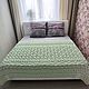 Order Plaid bedspread made of plush yarn A gift for the new year. komarovanata. Livemaster. . Bedspreads Фото №3