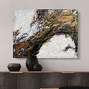 Картины и панно handmade. Livemaster - original item Painting in the living room above the sofa abstraction. Handmade.