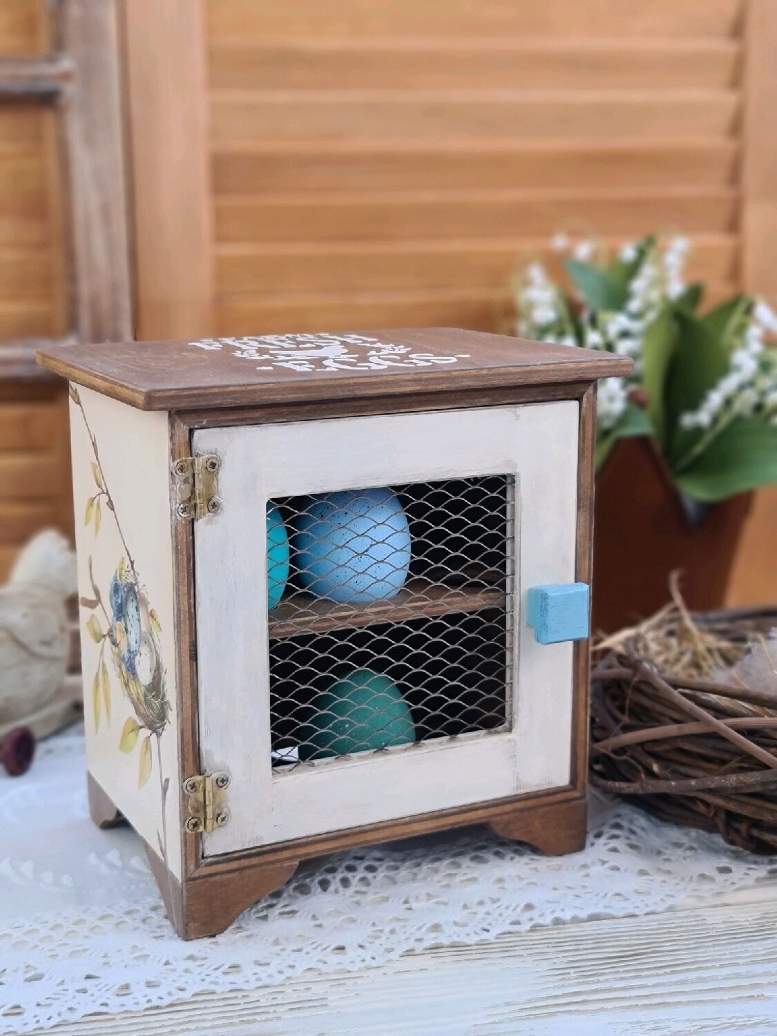 Шкафчик для хранения яиц купить в интернет-магазине Ярмарка Мастеров по ...