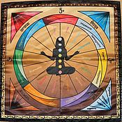Фен-шуй и эзотерика handmade. Livemaster - original item Chakra tablecloth for pendulum. Handmade.