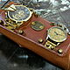 Steampunk Wristwatch 2 pcs. ' Double Steam' Quartz. Watches. Neformal-World. My Livemaster. Фото №4