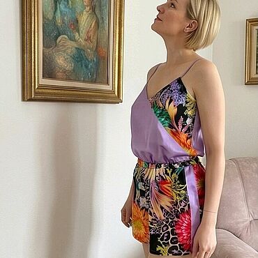 Одежда ручной работы. Ярмарка Мастеров - ручная работа Пижама женская. Handmade.