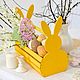 Order CESTA DE PASTEL DE PASCUA. Именные подарки | Упаковка из дерева. Livemaster. . Easter souvenirs Фото №3