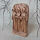 Norns statuette, wood panel. Altar of Esoteric. Dubrovich Art. My Livemaster. Фото №6