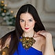 necklace with tiger eye, Necklace, Nizhny Novgorod,  Фото №1
