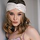 Silk bandeau headband for white hair, Bandage, Moscow,  Фото №1