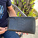Python leather wallet with two zippers. Wallets. exotiqpython. Online shopping on My Livemaster.  Фото №2
