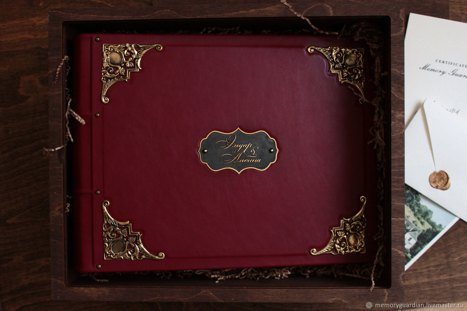 Большой свадебный кожаный фотоальбом 30х35 см в интернет-магазине ...