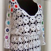 Одежда handmade. Livemaster - original item tunic: Colors of summer. Handmade.
