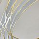 Картина объемная, абстрактная серая с золотой поталью, 60*90. Картины. Интерьерные картины LeMarArt (Марина и Елена). Ярмарка Мастеров.  Фото №6