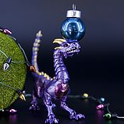Светящийся водный микро шарнирный дракон BJD (БЖД) Гребневик