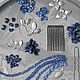 Набор для создания украшений в цвете "Royal blue", серебро, Бусины, Краснодар,  Фото №1