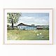 Picture: Summer in the village (holidays, village life, landscape)). Pictures. Watercolour Painting Mamabelle art. Online shopping on My Livemaster.  Фото №2