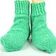  knitted from down yarn socks of size 12 and 14, Socks, Moscow,  Фото №1