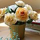 Розы из холодного фарфора, Цветы, Алматы,  Фото №1