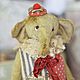 Слоник тедди Жан. Мишки Тедди. Vintage bears Фоменко Ольга. Ярмарка Мастеров.  Фото №5