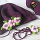 BERET for girls Fuchsia spring fall. Berets. Gala Devi (crochet design). My Livemaster. Фото №5