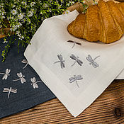 Для дома и интерьера handmade. Livemaster - original item A set of Dragonfly napkins (2 pcs 2 pcs). Handmade.