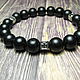 Bracelet with shungite ' Cross'. Bead bracelet. Beautiful gifts for the good people (Alura-lights). My Livemaster. Фото №4