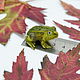 Frog, green toad, miniature, Miniature figurines, Rostov-on-Don,  Фото №1