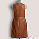 Order Sundress 'Jeanne' made of genuine leather/ suede (any color). Elena Lether Design. Livemaster. . Sundresses Фото №3
