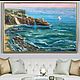 Oil painting of the Beauty of Sevastopol seascape as a gift interior, Pictures, Moscow,  Фото №1